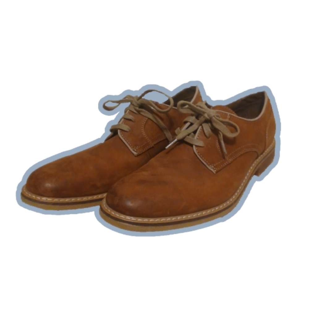 Brown dress shoes; dockers
